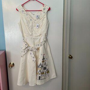 Disney Snowflake Holiday Castle Dress by The Dress Shop - M NWT